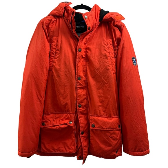 Nautica Other - Nautica Orange Winter Jacket Boys Sz XL